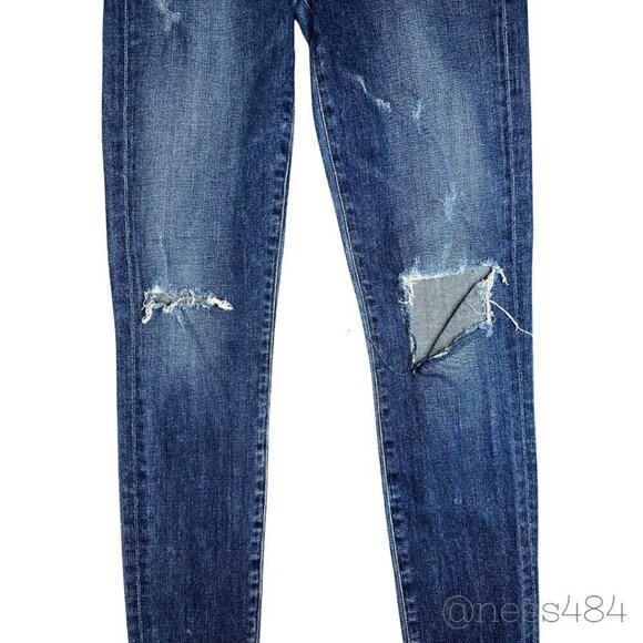 Citizens of Humanity Distressed Rocket High Rise Skinny Jeans 27x29 - Picture 9 of 9